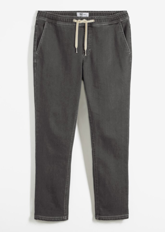 Regular Fit Schlupf-Thermojeans, Straight