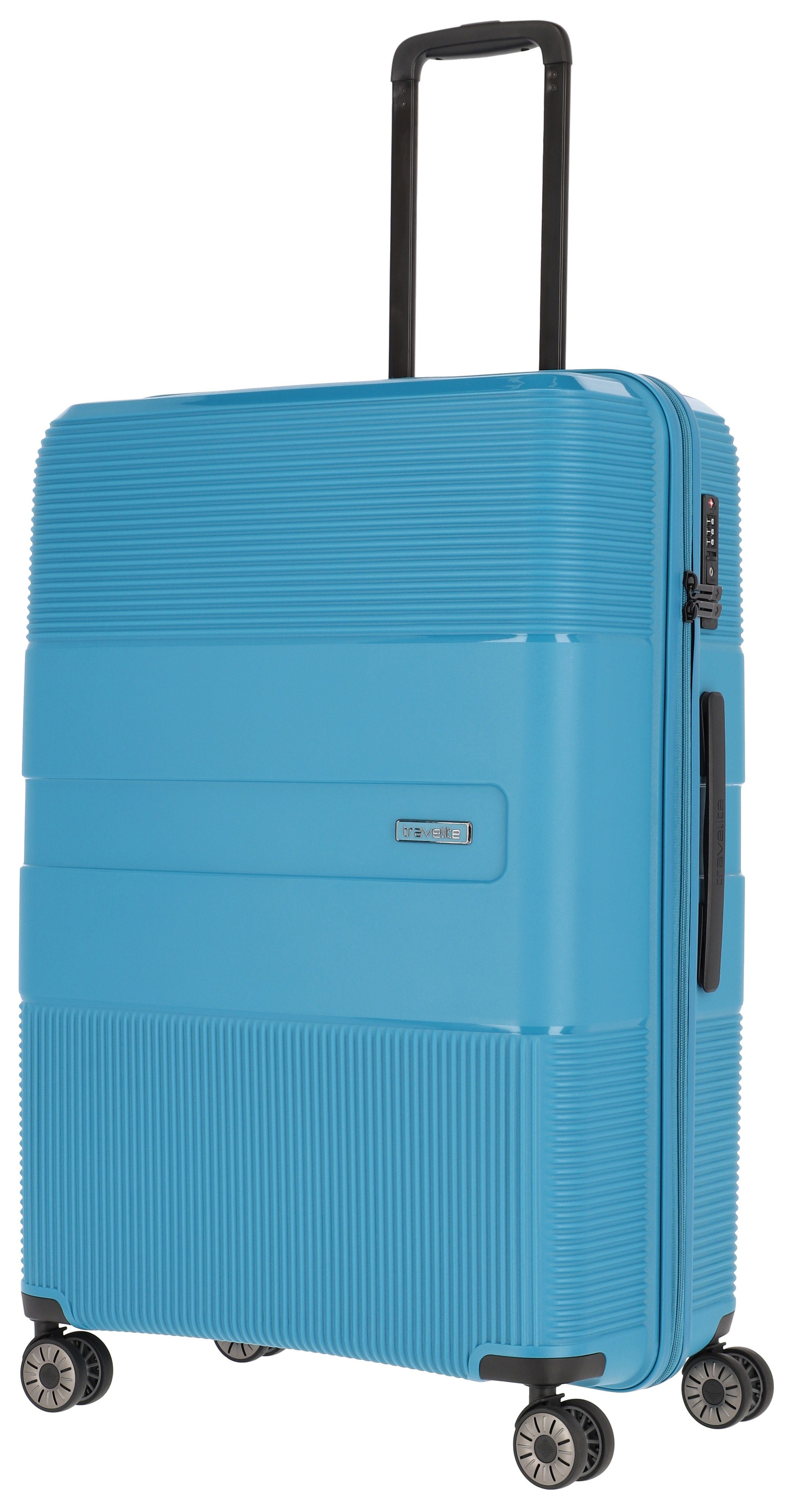 travelite Hartschalen-Trolley WAAL 4w Trolley L, 4 Rollen, in schlichtem Design