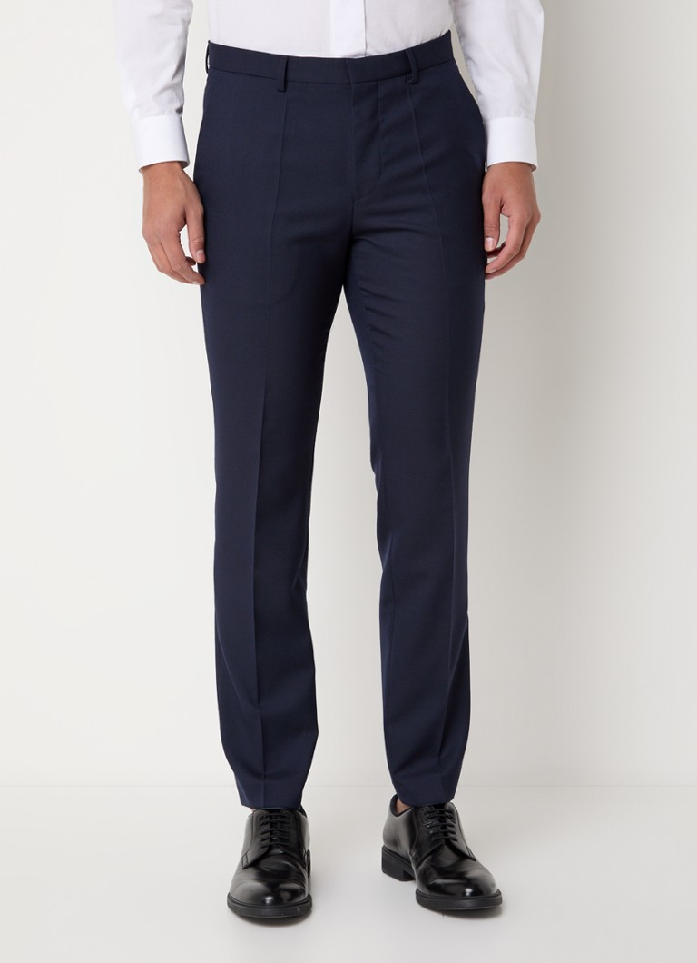Trojdílný oblek HUGO BOSS Arti/Hesten slim fit ze směsi nové vlny