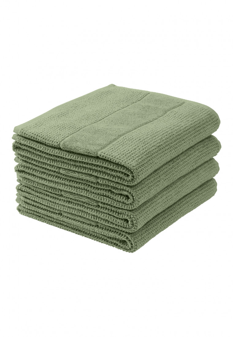 Handtuch 4er-Pack 50x100 cm linde - SCHIESSER Home