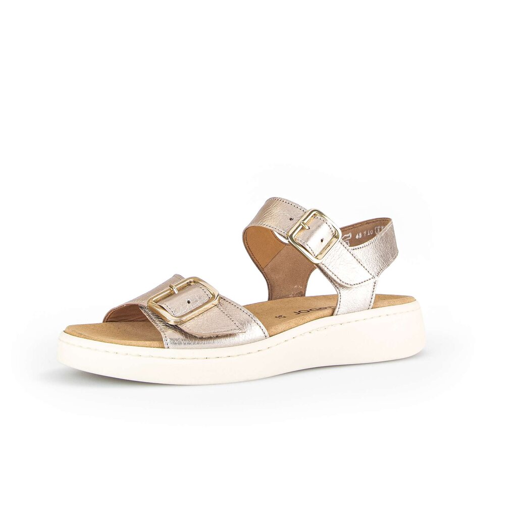 Gabor fashion Riemchensandale gold