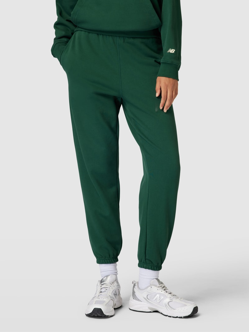 Sweatpants mit Logo-Stitching Modell 'Athletics Remastered' in dunkelgrün