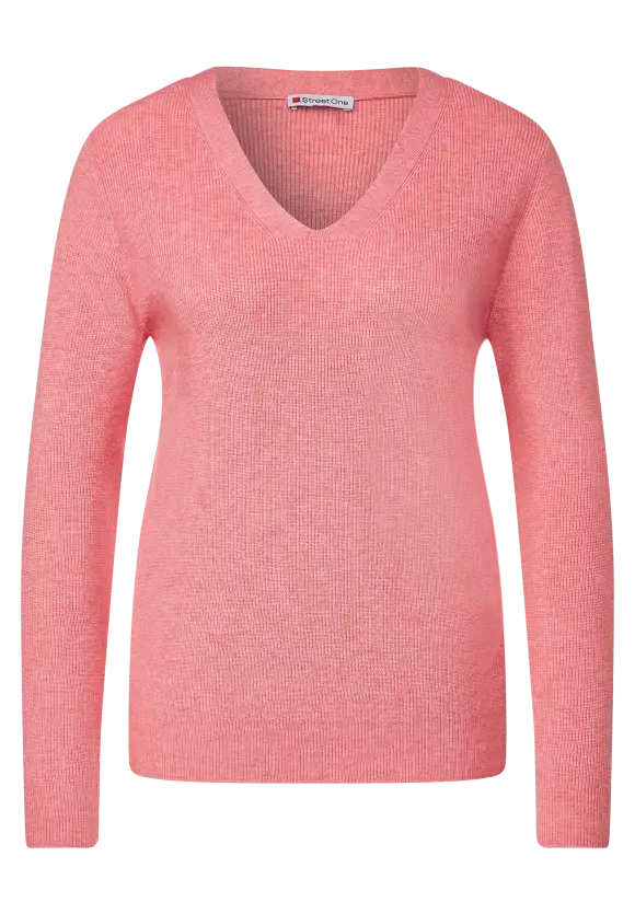 Street One Pullover mit V-Ausschnitt