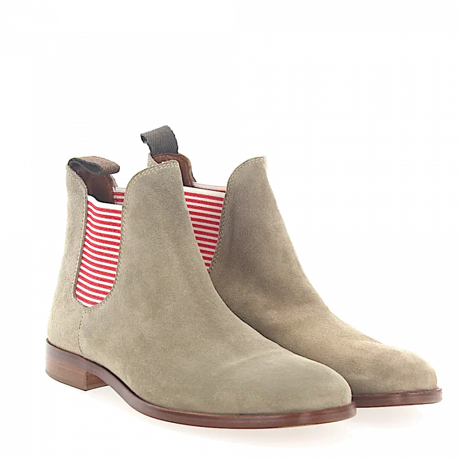 Budapester - Stiefeletten 635 Veloursleder - beige