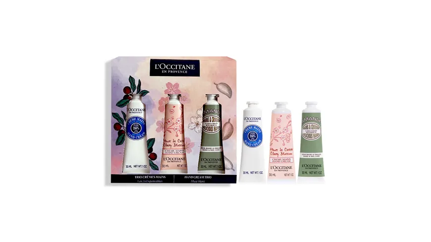 L'OCCITANE EN PROVENCE Must-Have Handcreme Trio Geschenkpackung