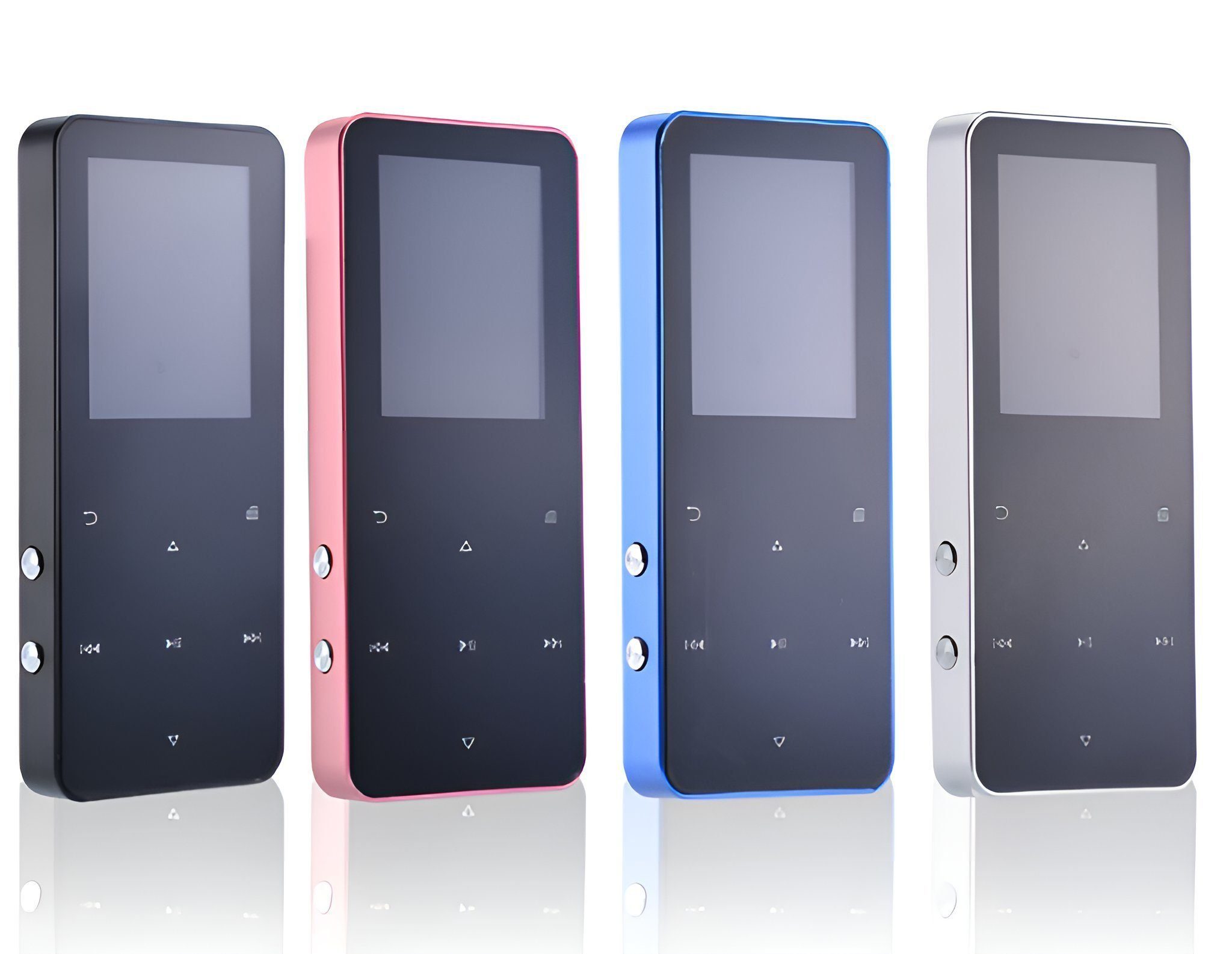 Suzakuin Kompakter 1.8-Zoll Metall MP3 & MP4 Player, Touchscreen, Bluetooth MP3-Player