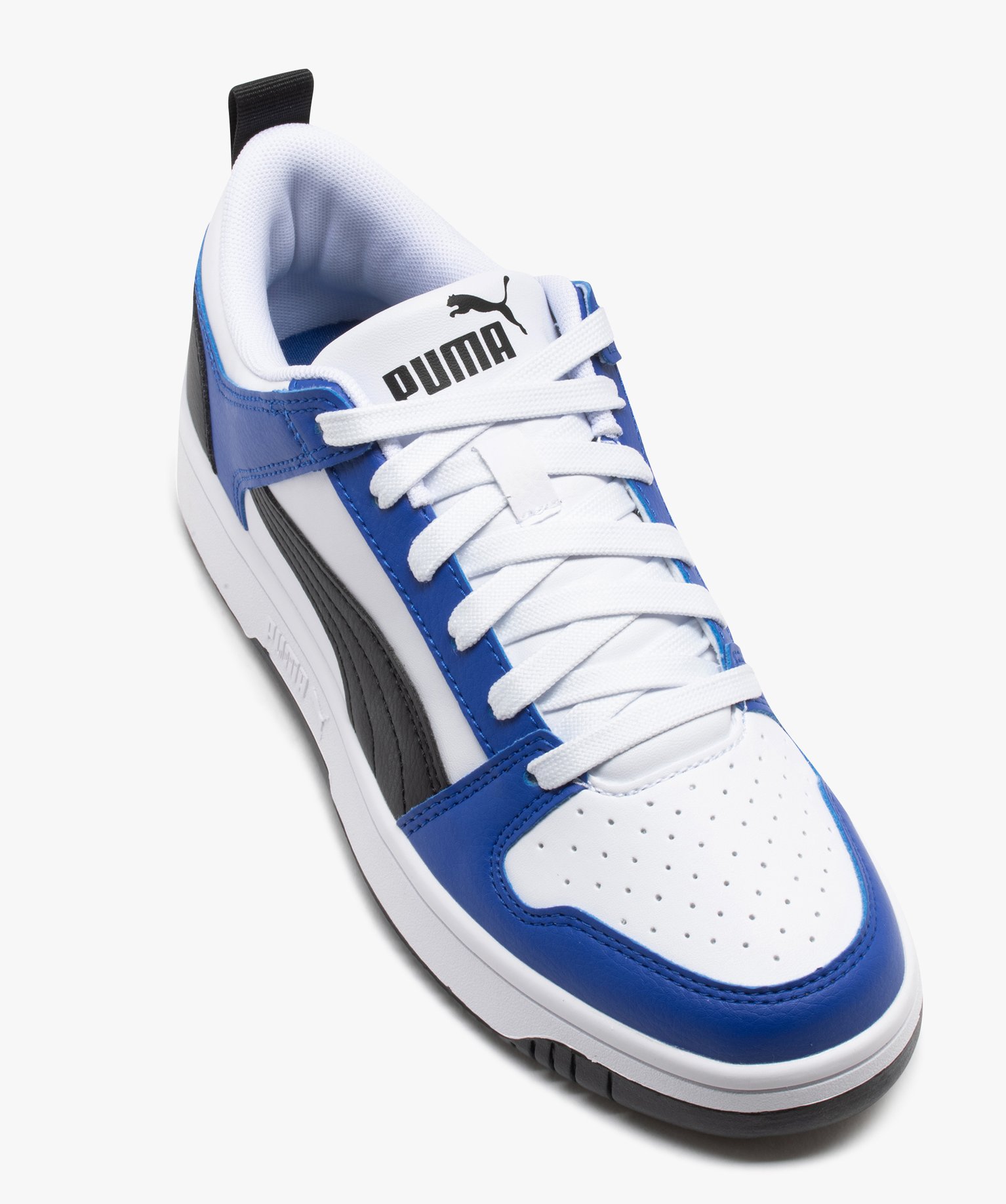 Baskets Garçon tricolores à lacets - Puma blanc | GEMO