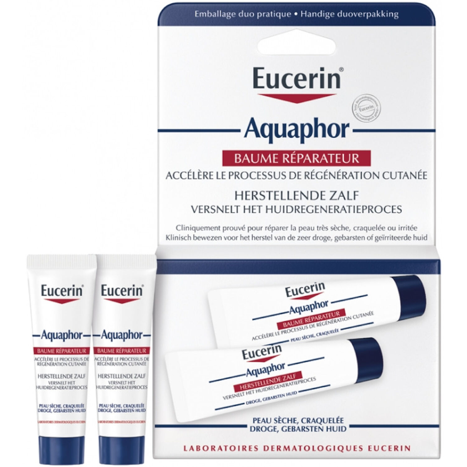 Eucerin Aquaphor Baume Réparateur Cutané Lot de 2