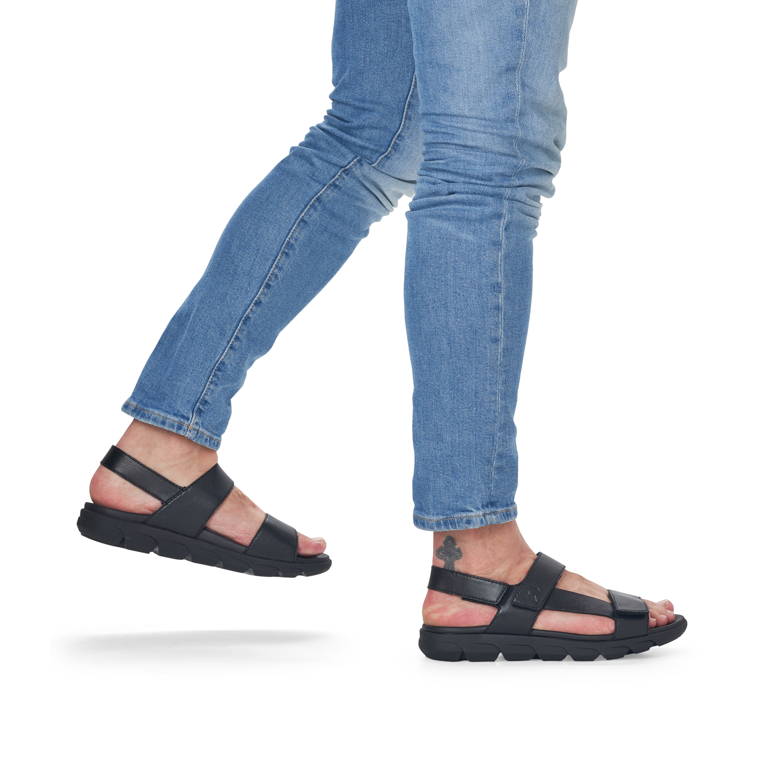 Rieker Herren Trekkingsandalen midnight black