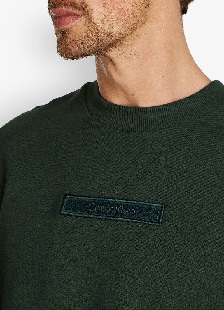 Maglione Calvin Klein con logo ricamato