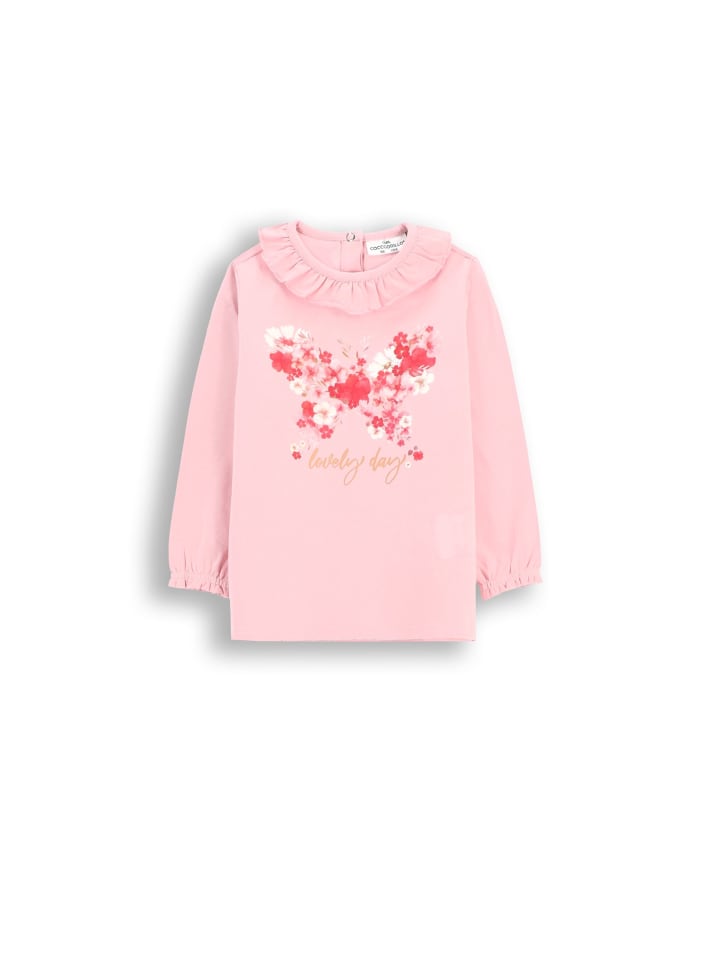 Coccodrillo Langarmshirt in gedämpftes Rosa günstig kaufen