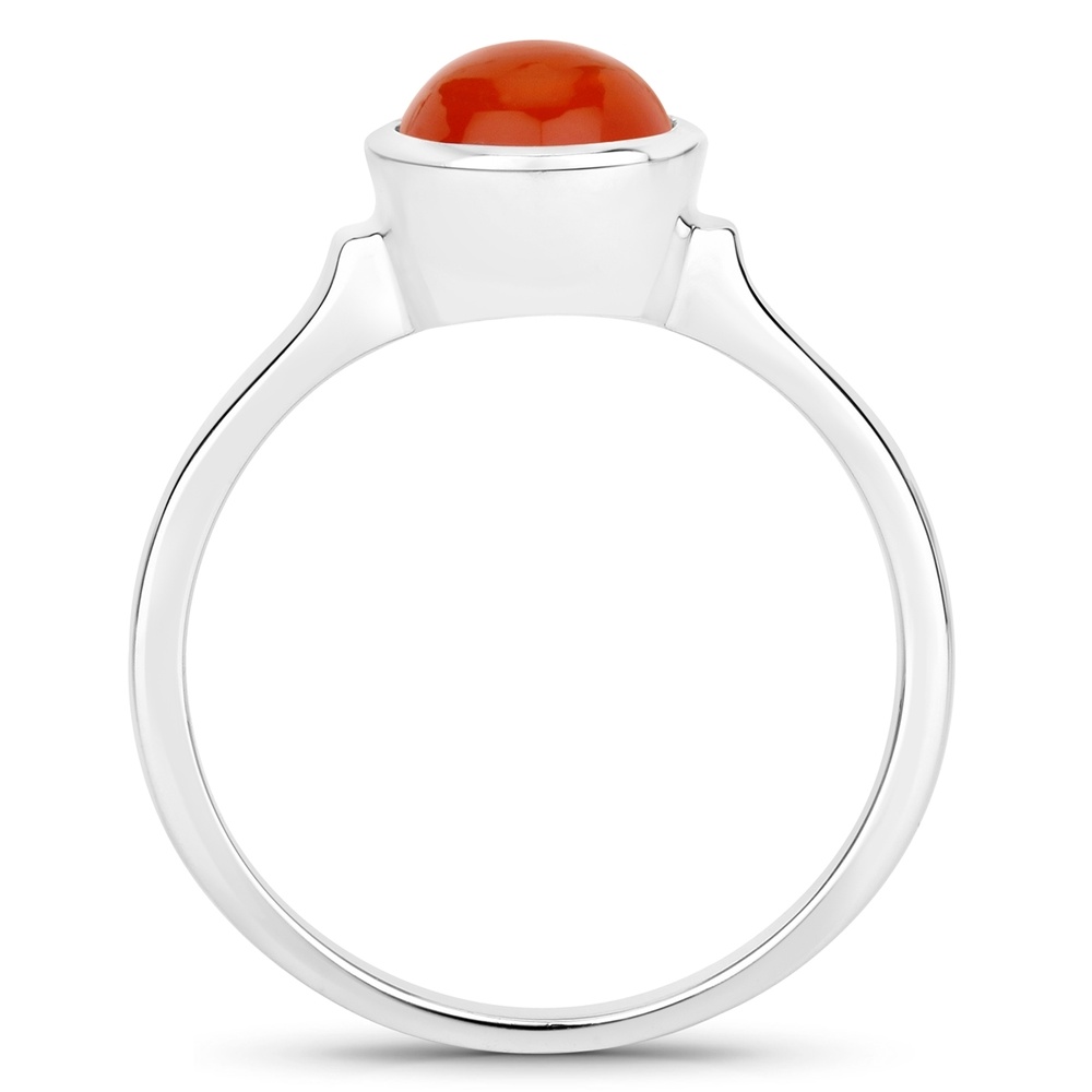 Rafaela Donata Bague Argent sterling Cornaline en Argent Bague