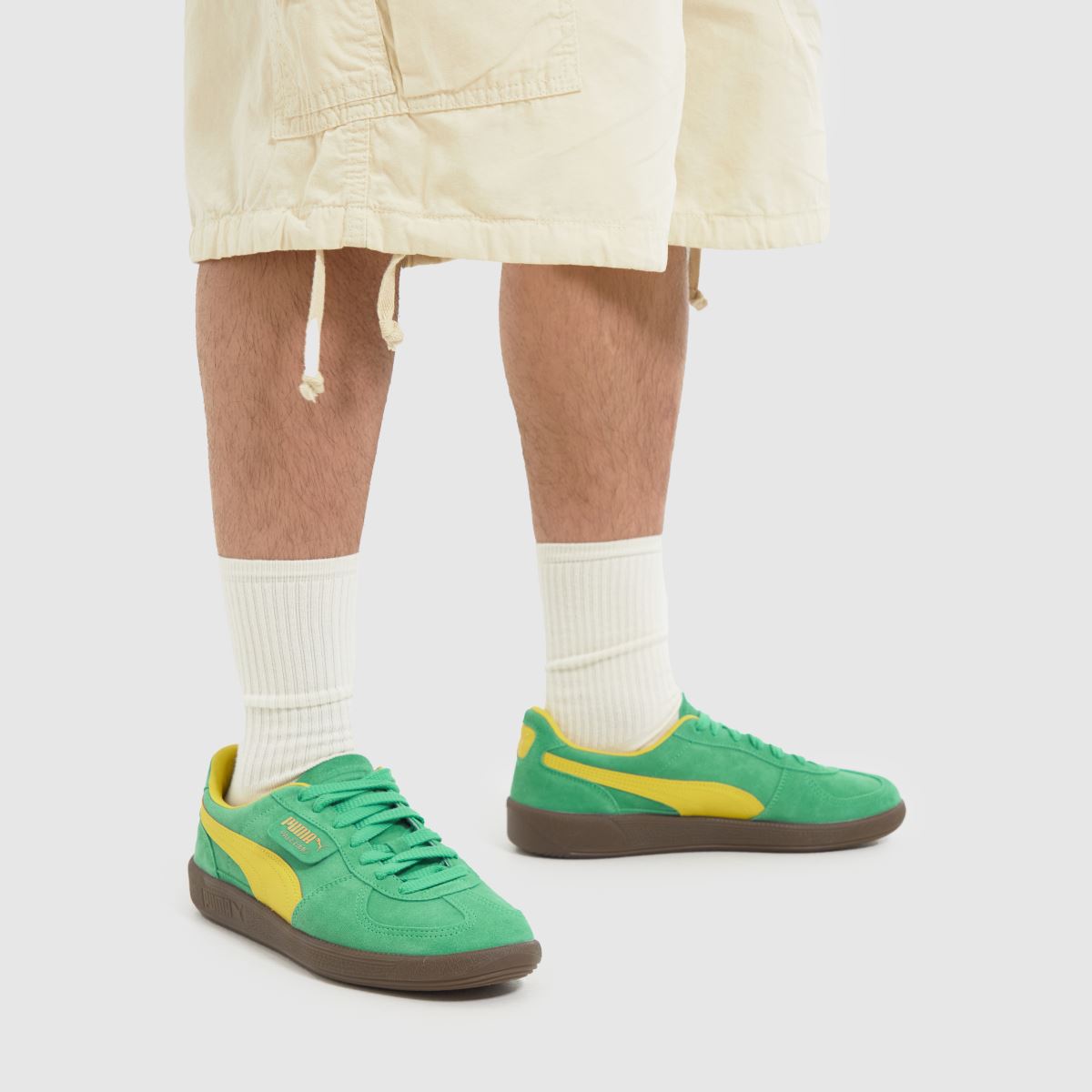 PUMA – Palermo – Grönt/Multifärgat mönster