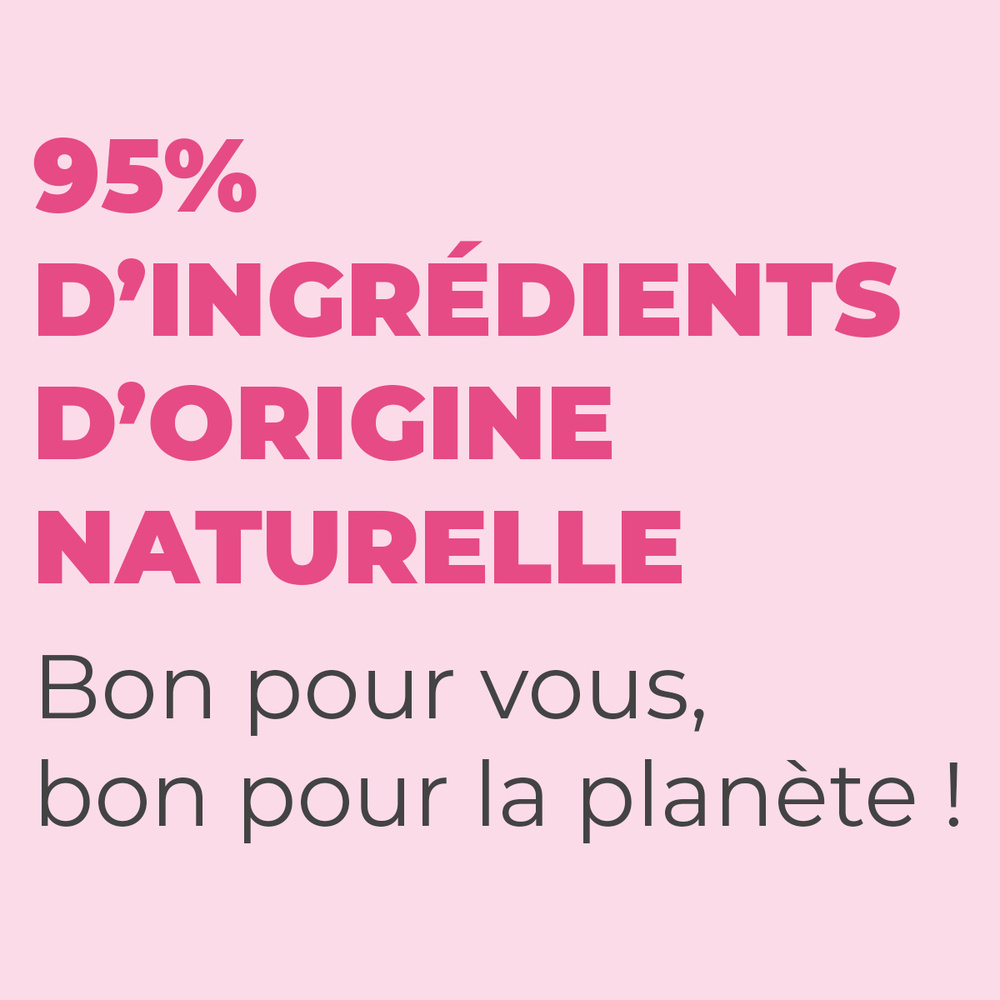 energie fruit MONOI ROSE & HUILE D'ARGAN BIO | CHEVEUX SECS  & REBELLES Shampooing Sans Sulfates