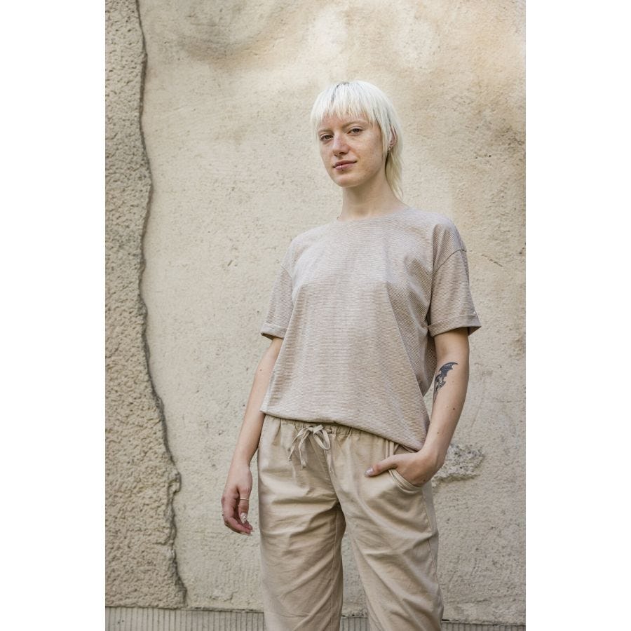 Mineo Streifen T-Shirt Damen