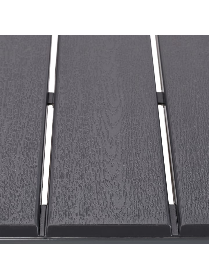relaxdays Gartentisch in Grau - (B)78 x (H)74 x (T)78 cm günstig kaufen onesize