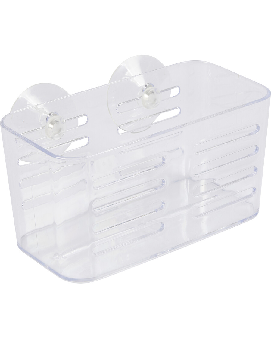 Transparenter Duschkorb