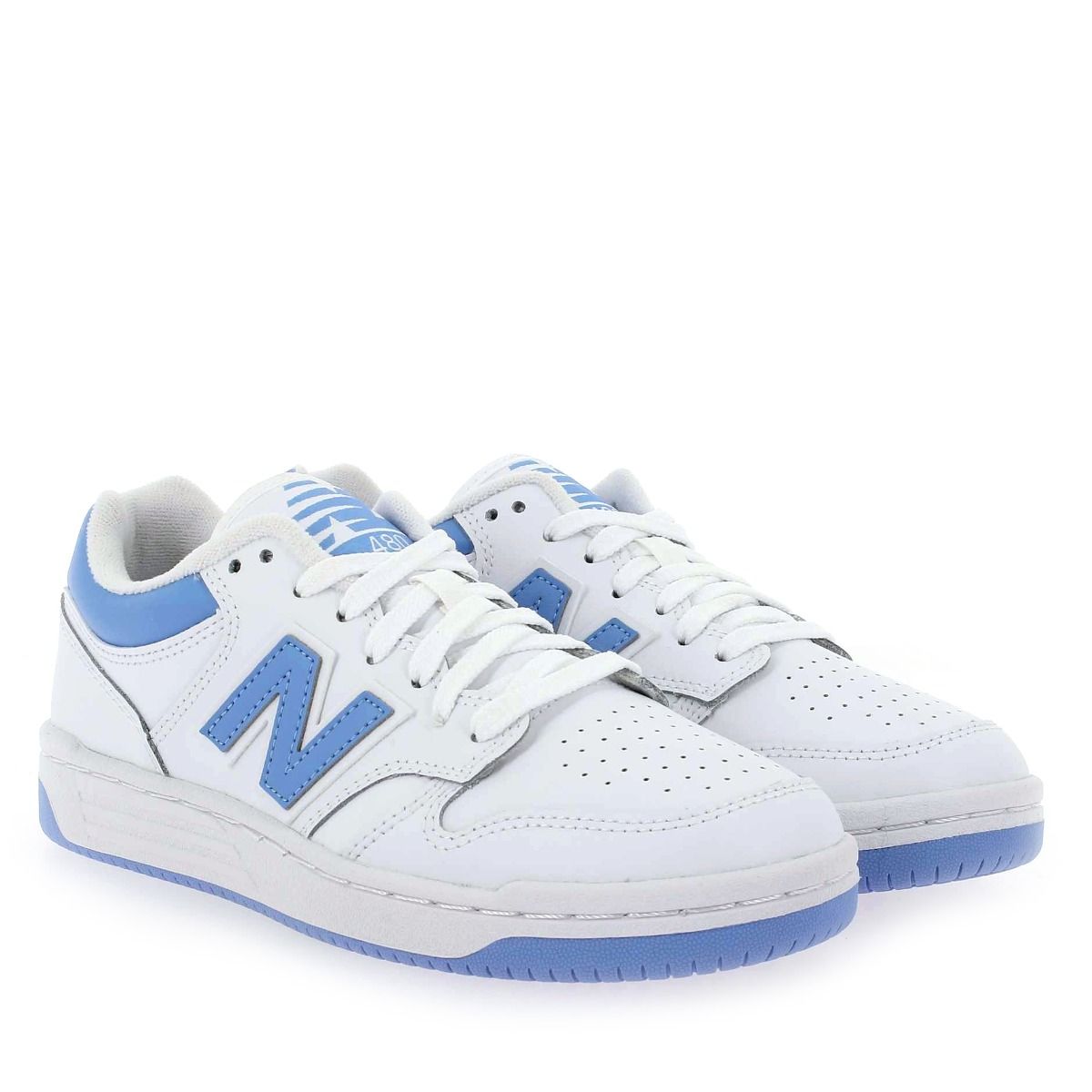 New Balance  BB480LTC - Blanc Bleu ciel