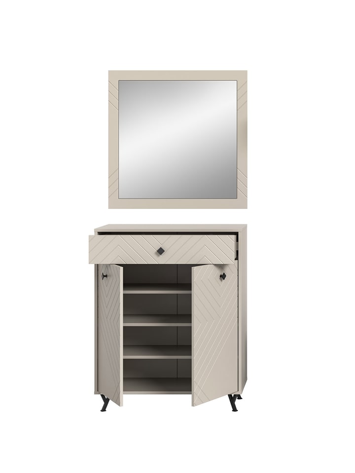 ebuy24 Garderobenmöbel Notes Beige 80 x 35 cm günstig kaufen onesize