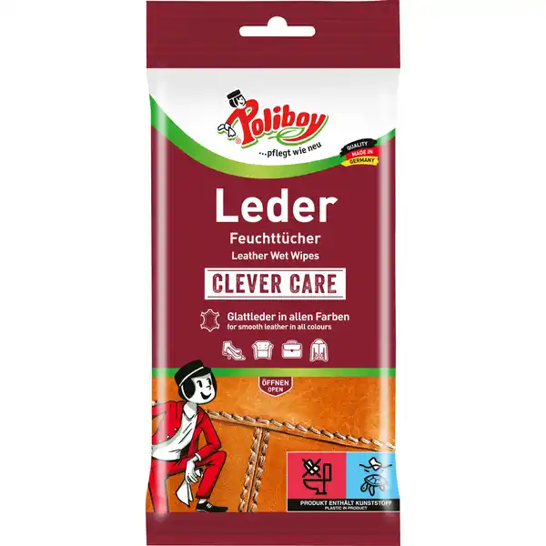 Leder Feuchttücher