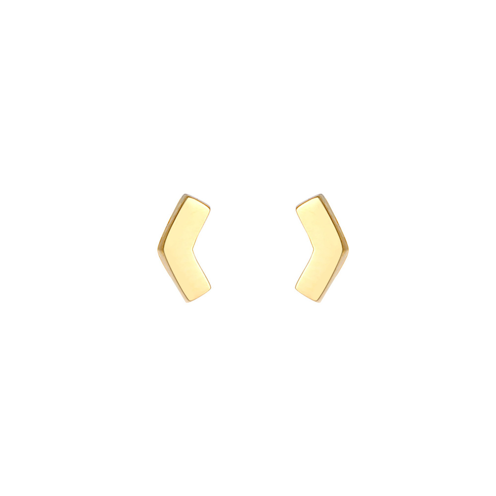 Elli Elli Boucles d'Oreilles Stecker Dreieck Geo Spitze 925 Silber Boucles d'oreilles