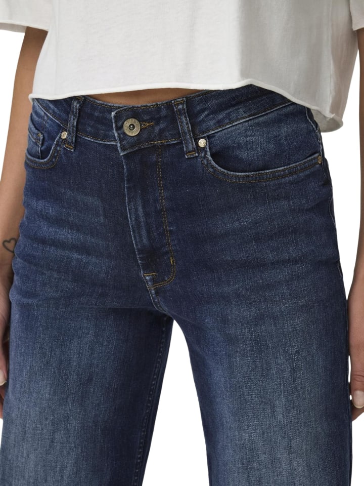 ONLY Jeans ONLMADISON BLUSH HW WIDE comfort/relaxed in Blau günstig kaufen
