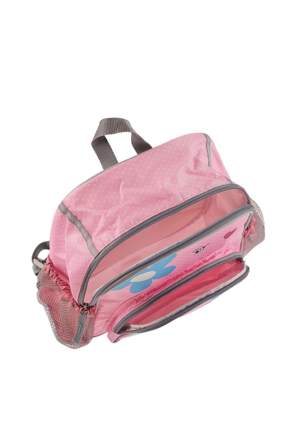 Funktions-Rucksack Maus Mabel in Rosa u. Grau, 5L
