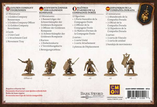 A Song of Ice & Fire – Golden Company Swordsmen (Erw.)