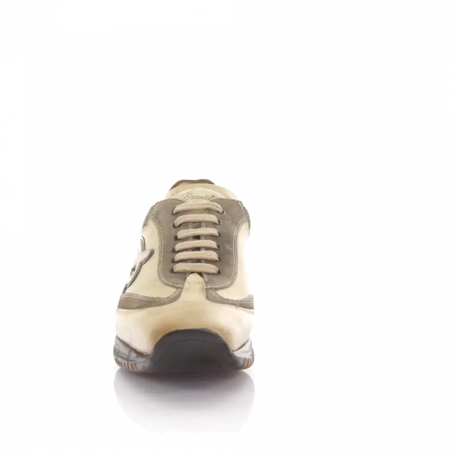 Branchini - Sneaker low P2093 Kalbsleder - beige