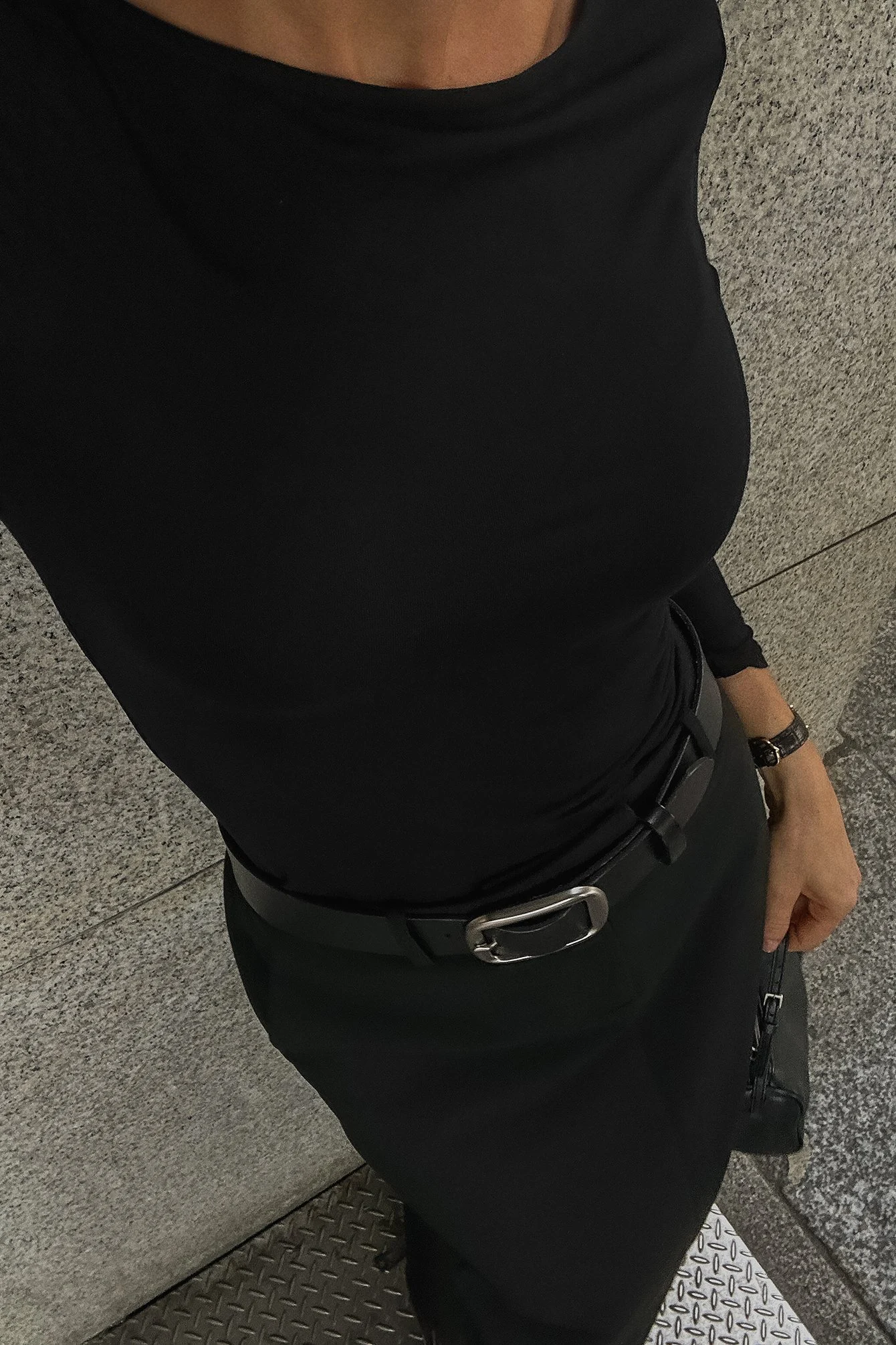 Langärmeliges Jersey-Top