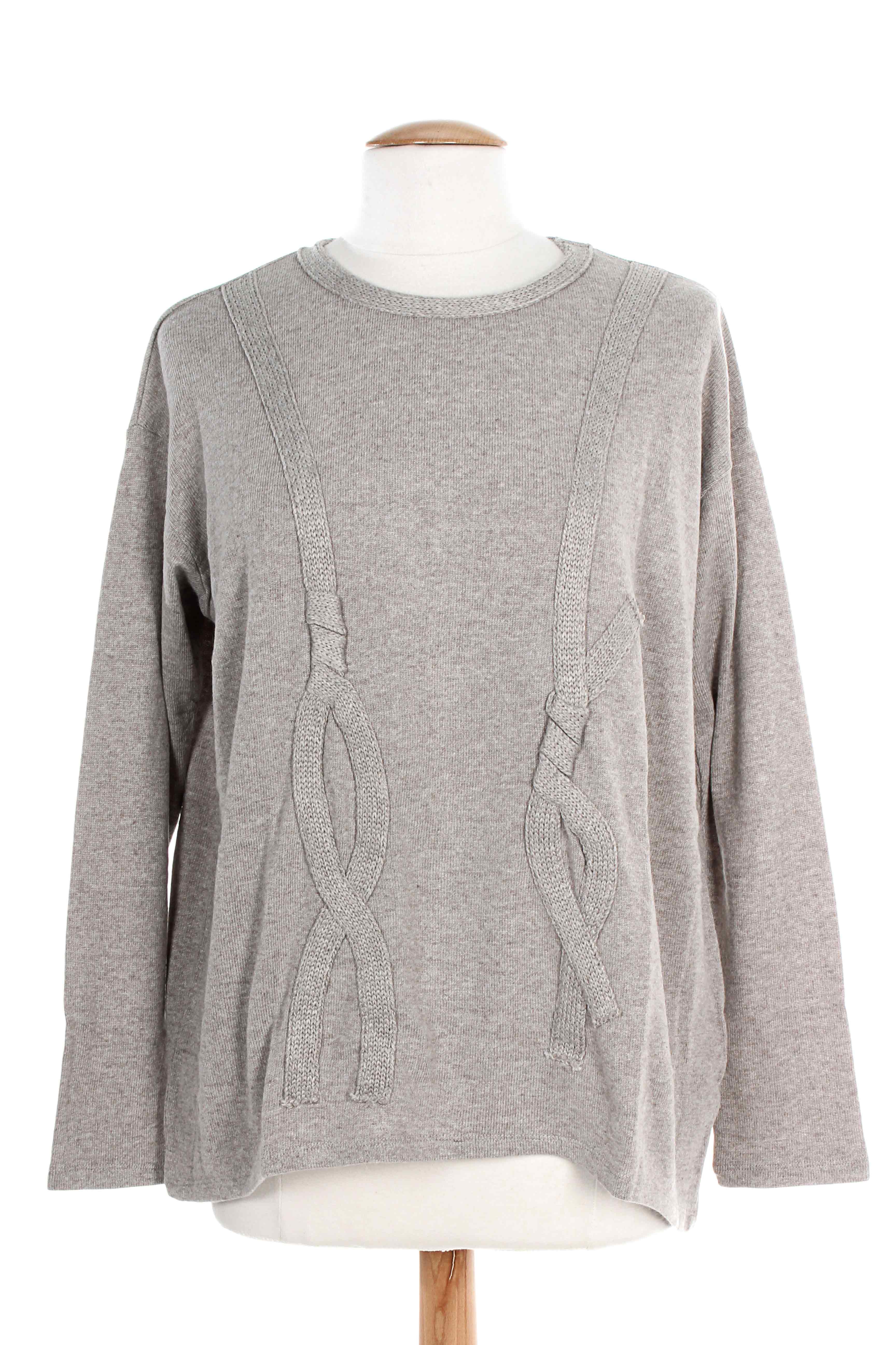 K Tendances Pulls Femme couleur marron