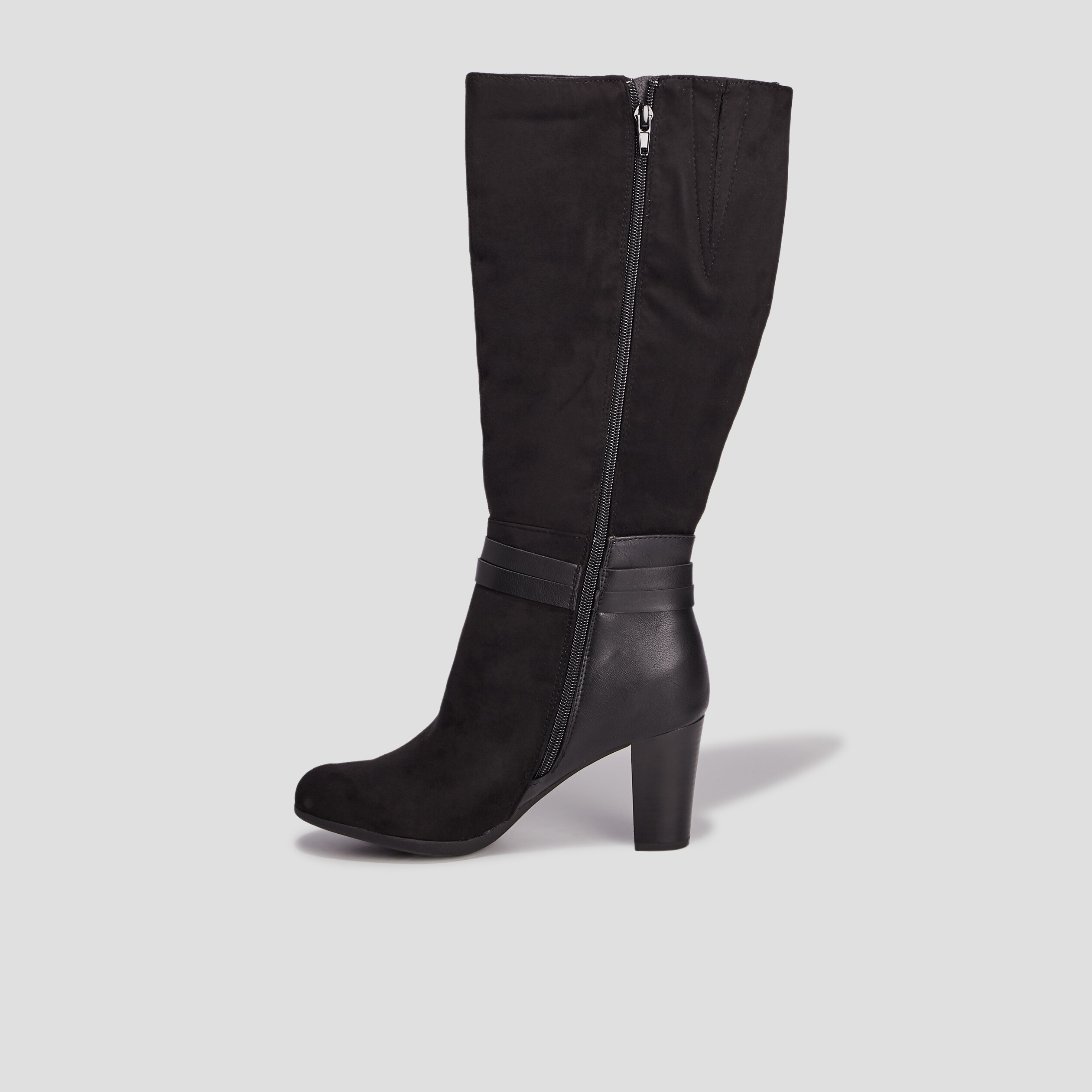 Bottes à talons noir femme | La Halle