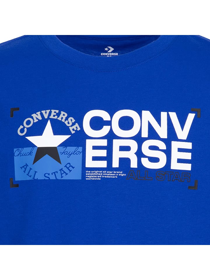 Converse Shirt in Blau günstig kaufen