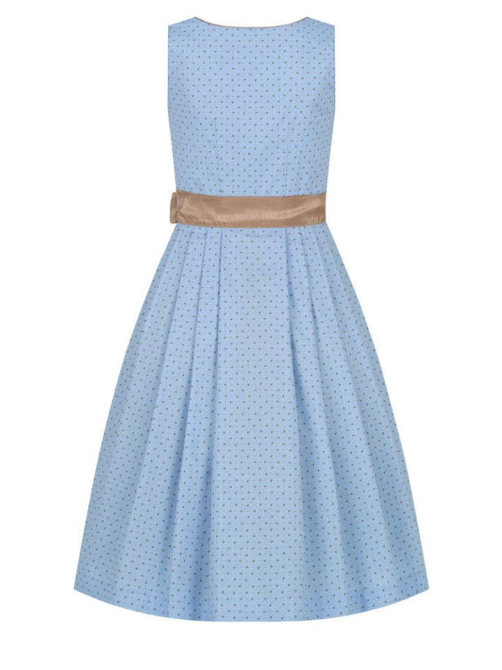 Nübler Midi Dirndl Alma in Hellblau günstig kaufen