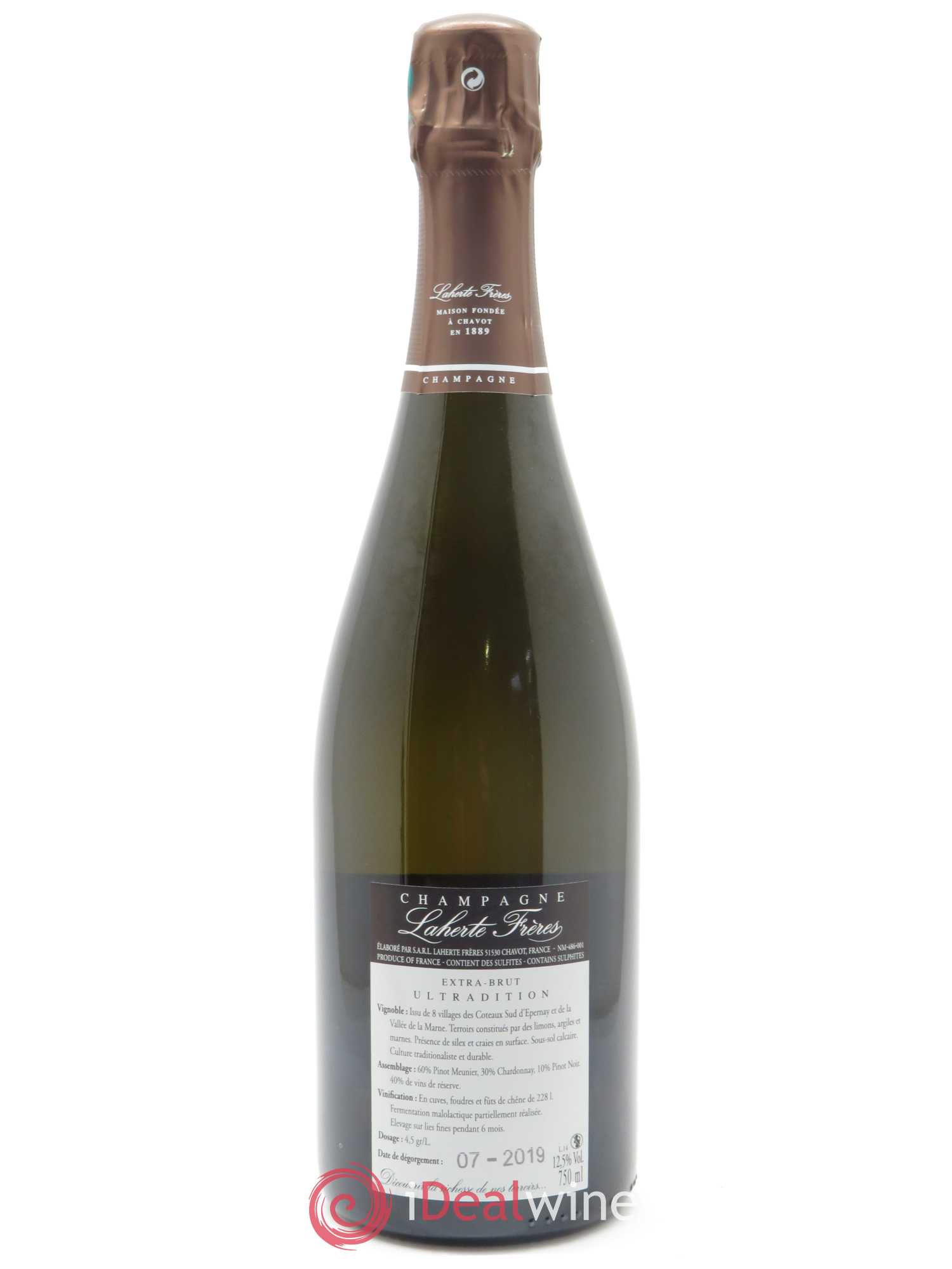 Extra-Brut Ultradition Laherte Frères   - Lot de 1 Bouteille