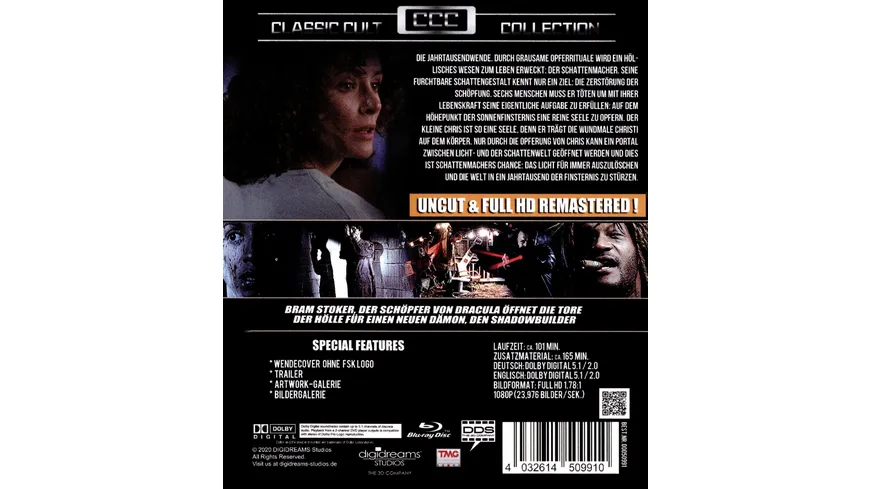 Bram Stoker's Shadowbuilder - Classic Cult Collection - Uncut  (HD Remastered)