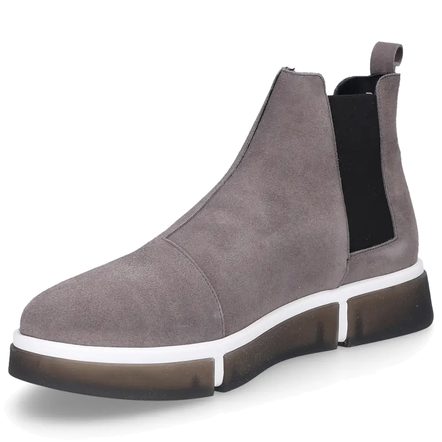 V Design - Chelsea Boots BEATLES Kalbsveloursleder - grau