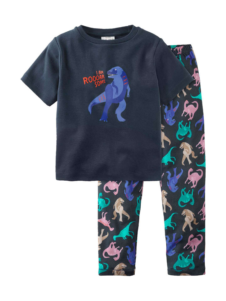 Hessnatur Pyjama Regular in dunkelblau günstig kaufen