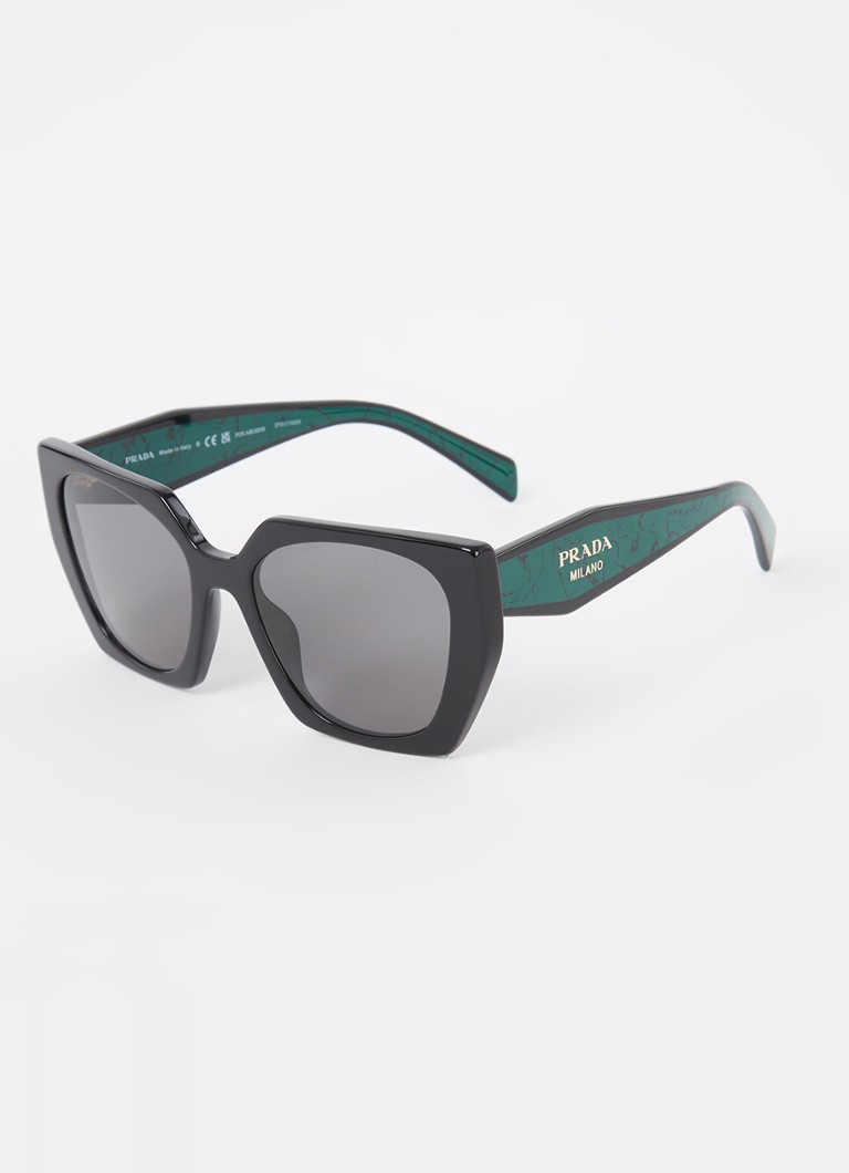 Okulary przeciwsłoneczne Prada Butterfly PR15WS z polaryzacją