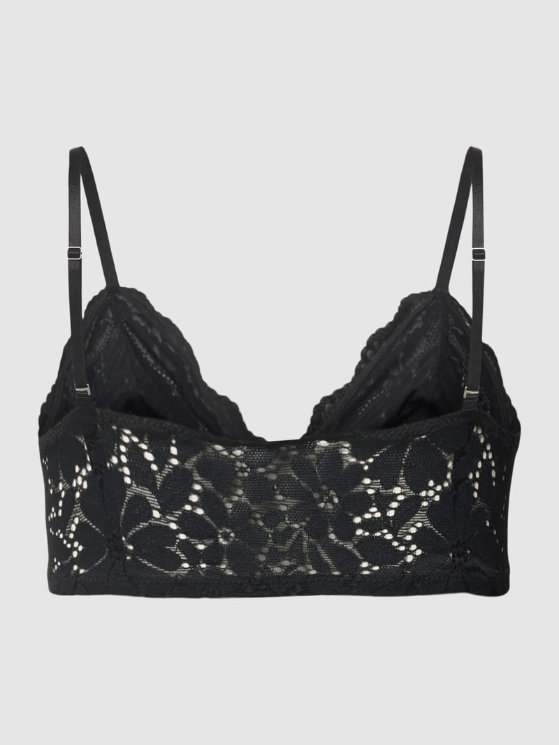 BH mit Spitzenbesatz Modell 'Wonderfulace' in schwarz