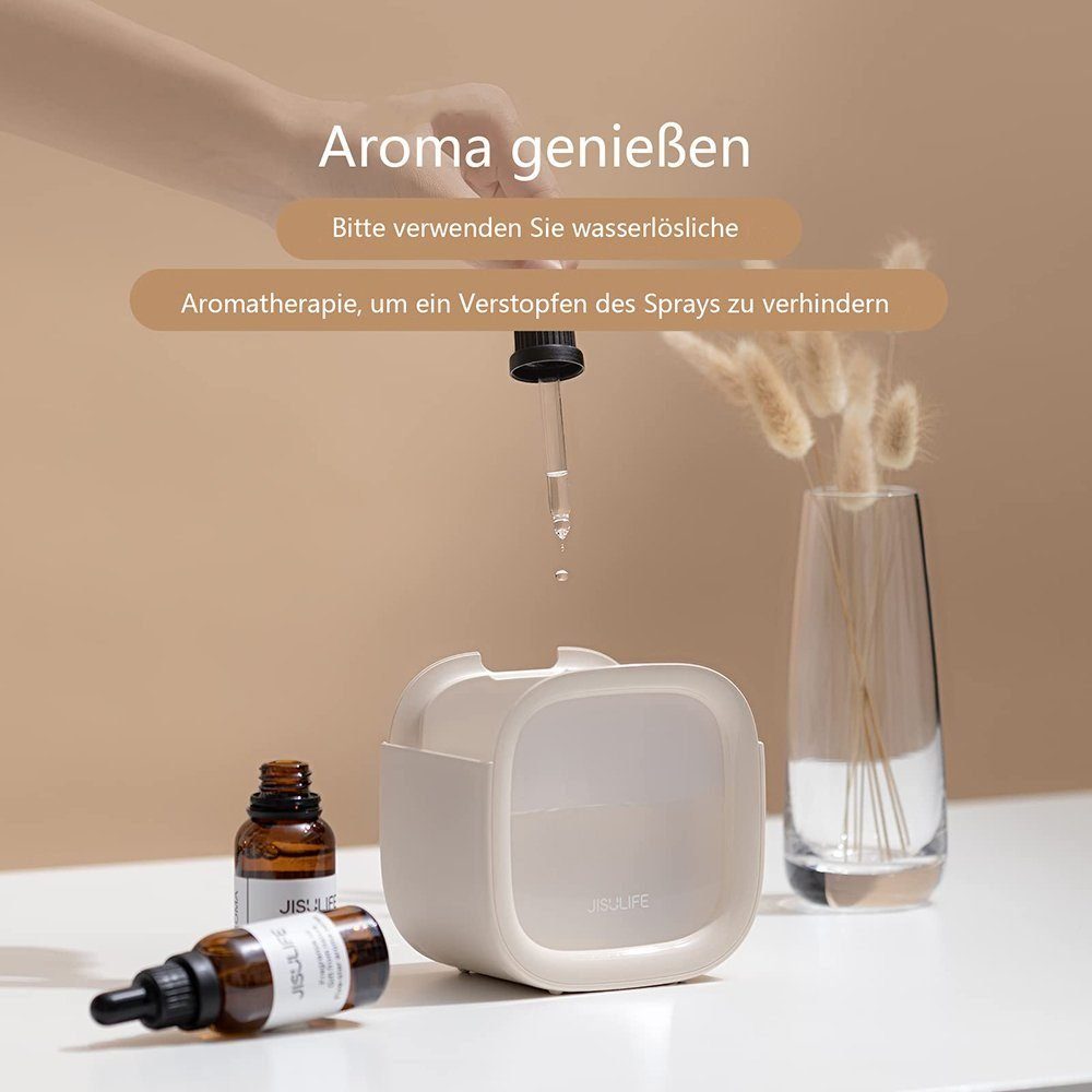 Gontence Luftbefeuchter Mini-Luftbefeuchter, Nachtlicht Kleiner Luftbefeuchter Kabellos 300ml