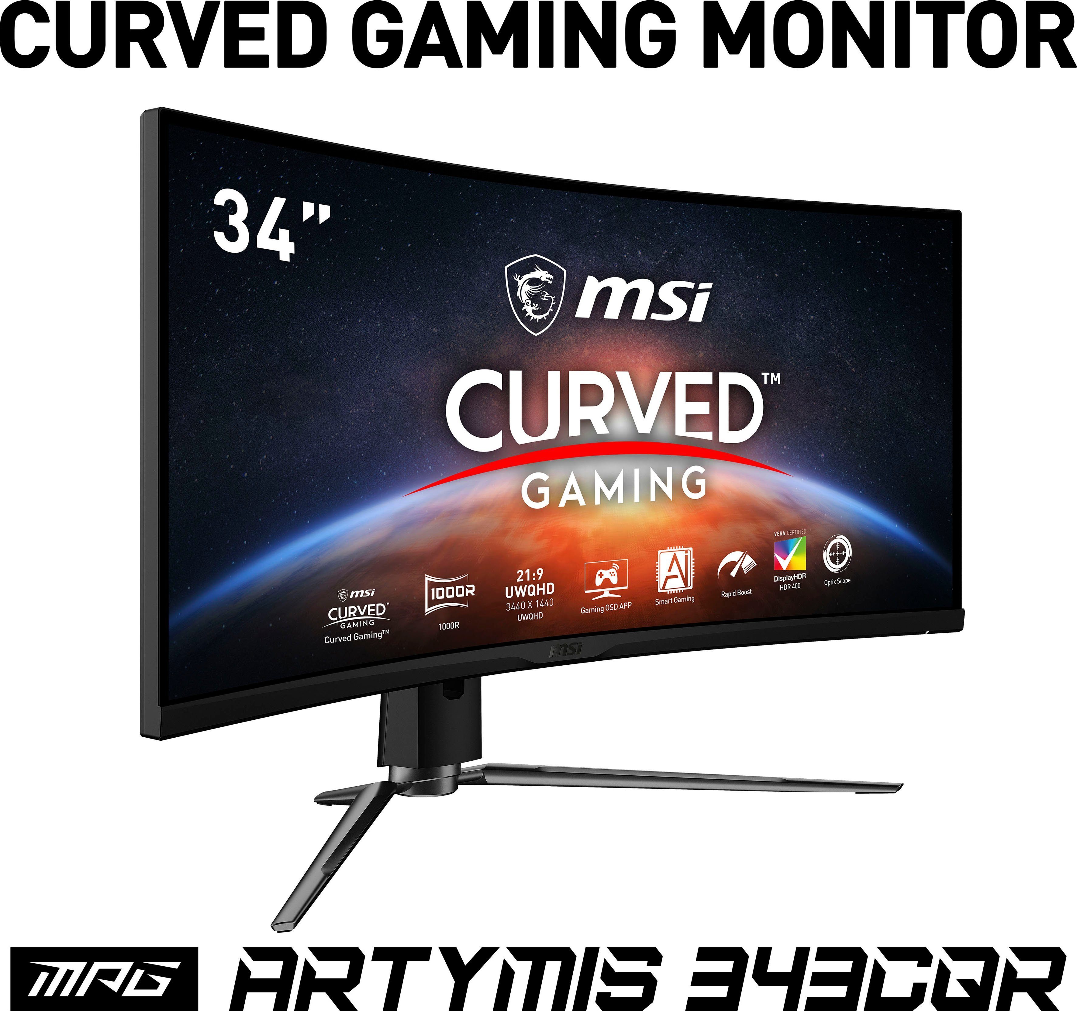 MSI MPG Artymis 343CQR Curved-Gaming-LED-Monitor (86 cm/34 