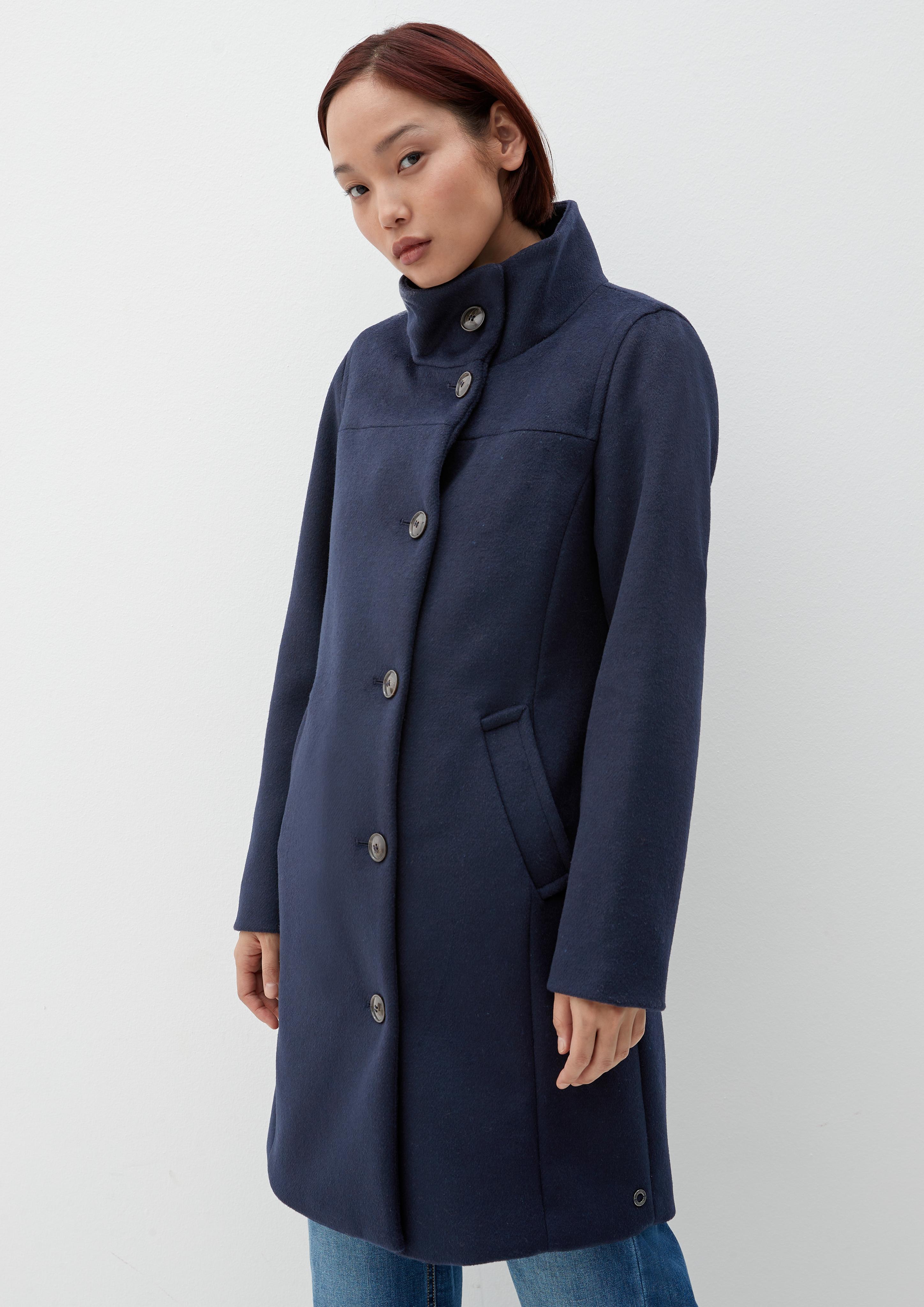 Wollmixmantel in klassischem Look  2116948-5959