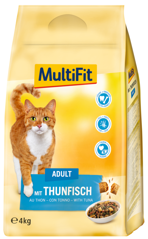 MultiFit Trockenfutter MultiFit Adult Thunfisch 4 kg