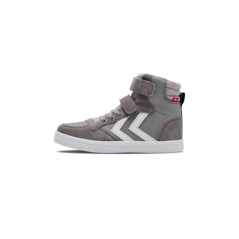 hummel SLIMMER STADIL LEATHER HIGH JR Sneaker Kinder