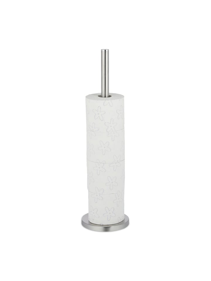 relaxdays Ersatzrollenhalter in Silber günstig kaufen onesize