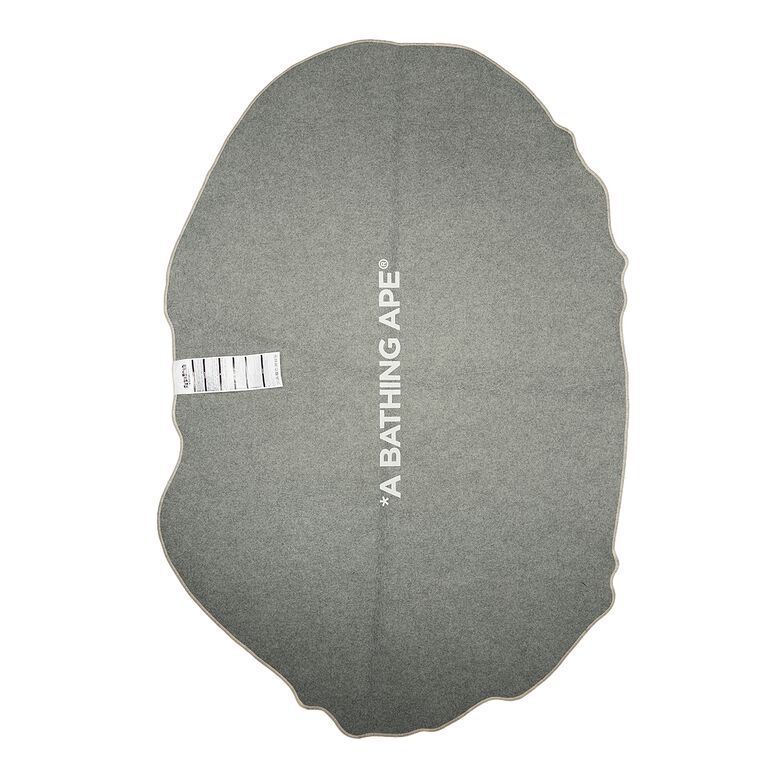A Bathing Ape Head Rug L M brown