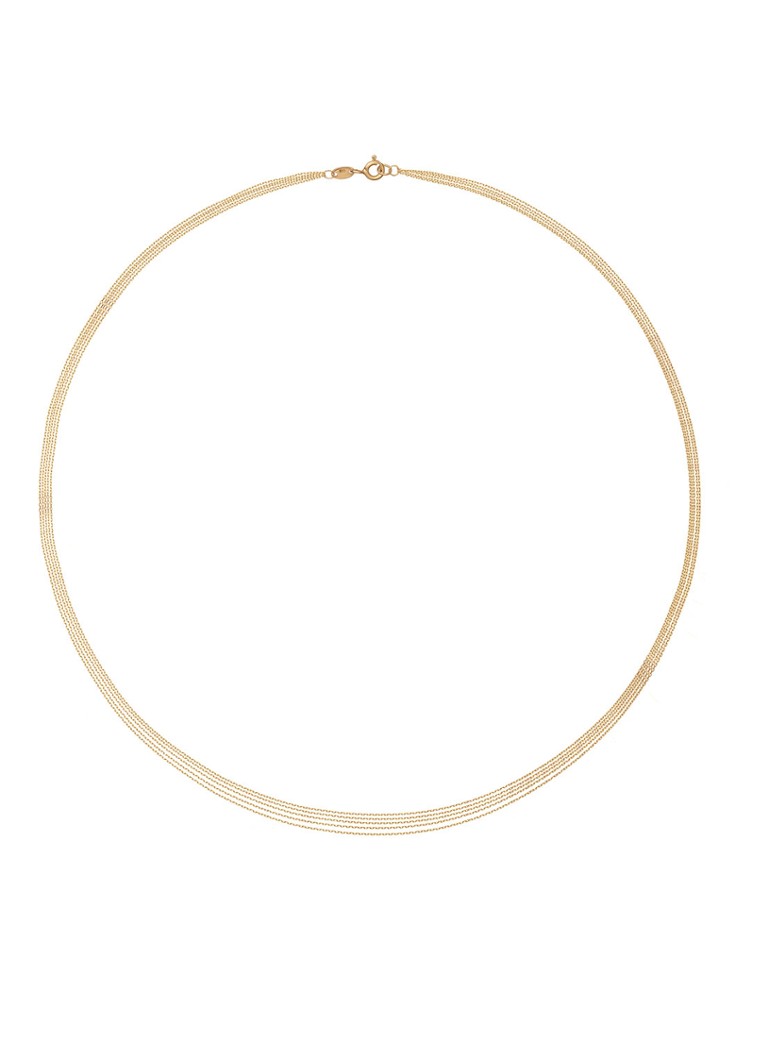 Colier Jackie Cascade din aur galben de 14k
