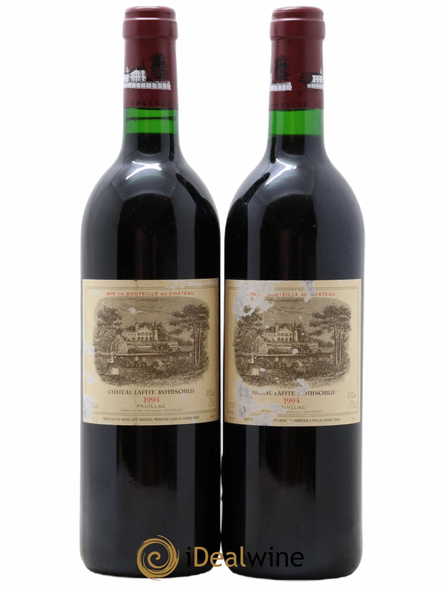 Château Lafite Rothschild 1er Grand Cru Classé  1994 - Lot de 2 Bouteilles