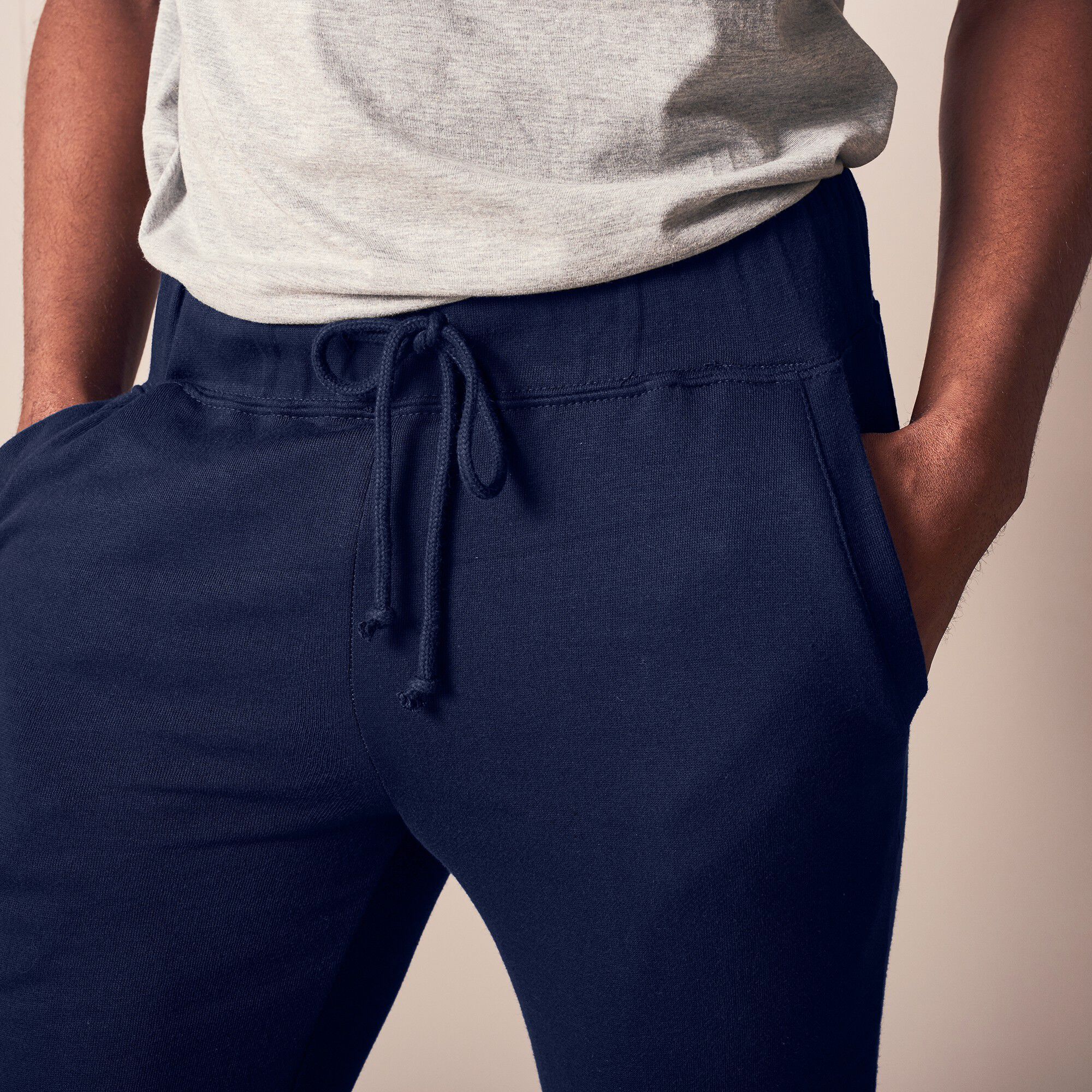 Pantalon jogging molleton bas droits